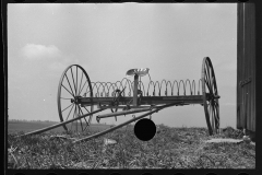 2429_Hayrake on farm near the Greenhills Project, Cincinnati, Ohio