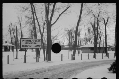 2977_Municipal Tourist camp-site in Winter ,Minneapolis