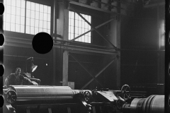 3107_ Large billets of steel being turned on a lathe , Steelworks , Pittsburgh, Pennsylvania