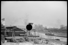 3120_Coal barges on Monongahela River, Pittsburgh, Pennsylvania