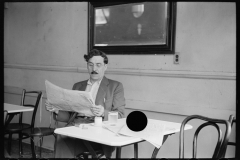 3124_A Greek steelworker in a coffee shop, Aliquippa, Pennsylvania