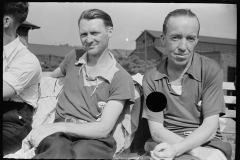 3152_Steelworkers enjoying the sun  on their day off, Pittsburgh, Pennsylvania