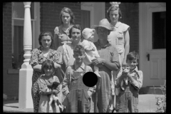 3242_Farmer and family with pets, Scioto Farms, Ohio