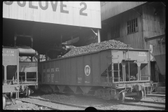 3526_Coal being screened, Pursglove Cleaning Plant,  West Virginia