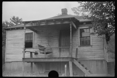 3566_Front porch,  miner's house , Bertha Hill,  West  Virginia.