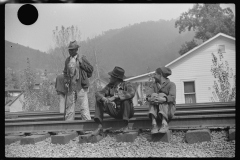 3674_Sitting on the tracks, Davey, West Virginia