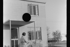 3801_Woman with hosepipe ,  Greenbelt, Maryland