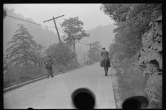 3822_Old miner riding a mule   Mohegan, West Virginia