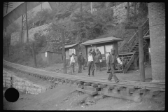 3832_Miners coming off shift ,Caples, West Virginia