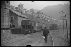 3835_Miner going home from work, Caples, West Virginia