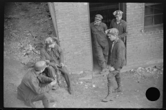 3838_Coal miners waiting for next shift, Caples, West Virginia