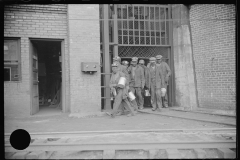 3840_Miners handing  in their  lamps Caples, West Virginia