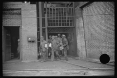 3843_Miners handing  in their  lamps Caples, West Virginia