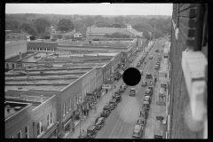 3971_Elevated view of Main street  Goldsboro, North Carolina, or possibly  a town nearby