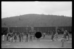 4108_School grounds in the company-owned coal town of  Kempton, West Virginia