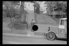 0492_ Delivery vehicle, affluent suburb, Omaha , Nebraska