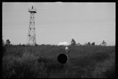 0604_Aerial structure , probably Plaquemines Parish