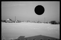 1362_Snowy landscape , distant scattered houses , possibly New Jersey