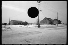 1364_Cross-roads in snow, Franklin Township , Somerset County , New Jersey