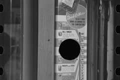 3037_Sign , possibly on the door of a bar ,  Crosby , Dakota