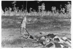 0057_African -American  boy chopping wood