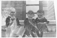 0061_Children of resettlement farmer, Skyline Farms, Alabama