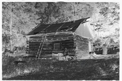 0398_Typical cabin and state of repair , Garrett County, Maryland