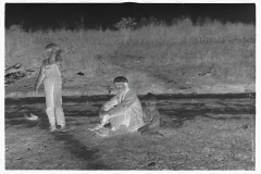 0425_Father on relief ,with family of ten, Brown County, Indiana