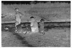 0426_Father on relief ,with family of ten, Brown County, Indiana