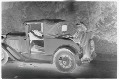 0972_Miners going home by car , Austin Ten 2 seater  with rumble seat