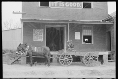 1108_Black-Americans with mule cart