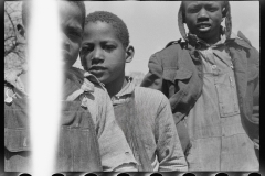 1125_Black-American children , unknown location . Negative spoiled , light ingress