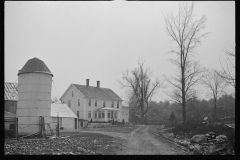 1159_ larger Farm House , unknown owner or location . Grain silo