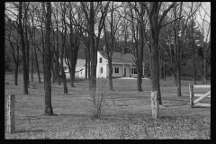 1166_Neat farm house among woodland and adjoining  unknown forest land.