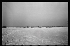 1376_Snowy landscape , community on the horizon