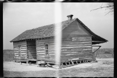 1454_Settler's  wooden dwelling, unknown location