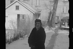 1691_Unknown woman pictured in snow , Washington D.C.