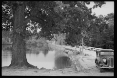 1716_Bridge by or over lake , unknown location