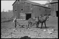 1788_Traditional farming methods , traditional farm , Possibly Vermont