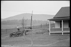 1829_Farmer returning with empty wagon , probably Vermont