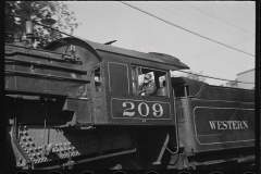 1919_Engineer aboard  Western Railroad 209 , Hagerstown Maryland