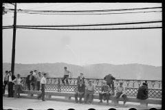 2042_Workers  on a break, bridge in Pittsburgh ,Pennsylvania