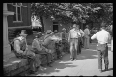 2084_Established 'Loafers' wall' , outside the Court-house, Batesville, Arkansas