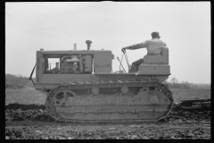 2412_Caterpillar tractor and operative ,   Greenhills Project, Cincinnati, Ohio