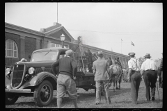 2587_Dynamometer used in  horse-pulling contest, Eastern States Fair, Springfield, Massachusetts