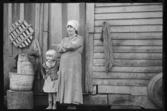 2623_Rehabilitation client's wife and child outside their home , Jackson County, Ohio