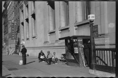 2719_News-stand and subway, Eighth Avenue, New York City