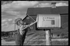 2849_Looking for the mail, McNally Family  Farm, Kirby, Vermont