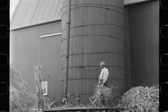 2865_Barn and silo on Anton Weber's farm, Tompkins County, New York State