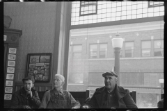 3046_Men in the lobby of the Great Northern Hotel, Williston, North Dakota